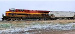 KCSM ES44AC #4883 leads a northbound (empty) UP grain train at Cache Junction, Utah. April 15, 2022